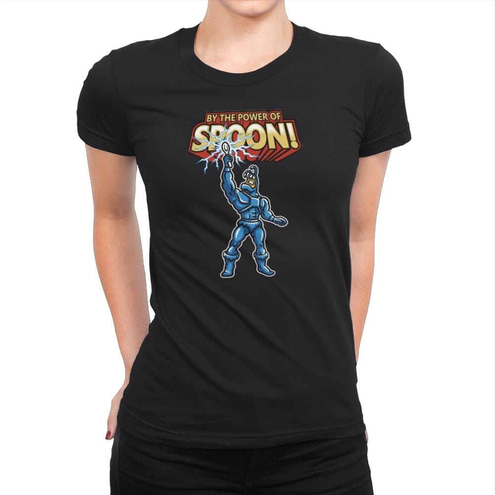 By The Power of Spoon! Exclusive - 90s Kid - Womens Premium T-Shirts RIPT Apparel Small / Black