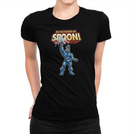 By The Power of Spoon! Exclusive - 90s Kid - Womens Premium T-Shirts RIPT Apparel Small / Indigo