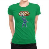 By The Power of Spoon! Exclusive - 90s Kid - Womens Premium T-Shirts RIPT Apparel Small / Kelly Green