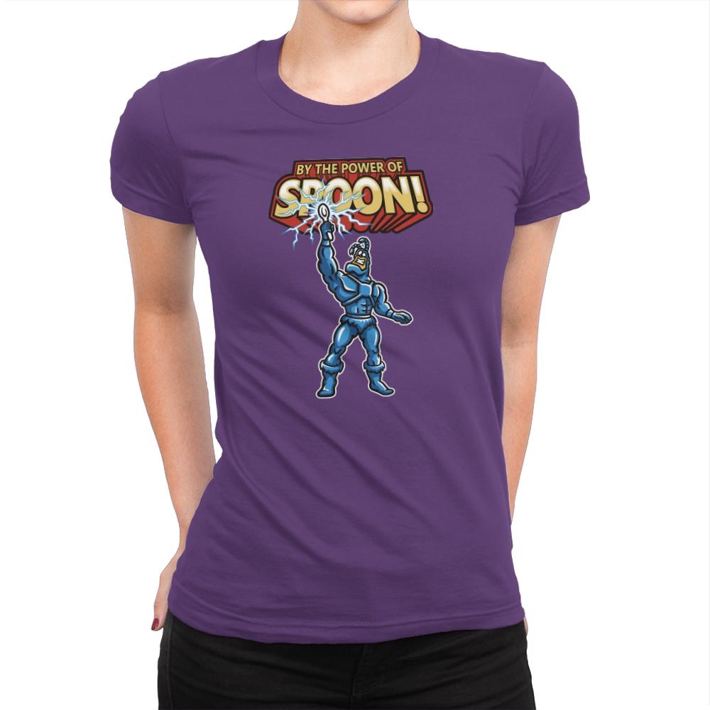 By The Power of Spoon! Exclusive - 90s Kid - Womens Premium T-Shirts RIPT Apparel Small / Purple Rush