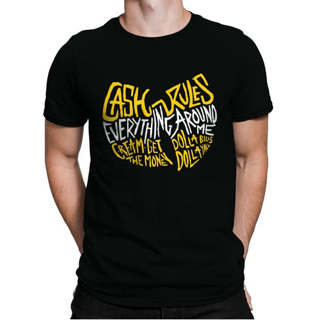 C.R.E.A.M. - Mens Premium T-Shirts RIPT Apparel Small / Black