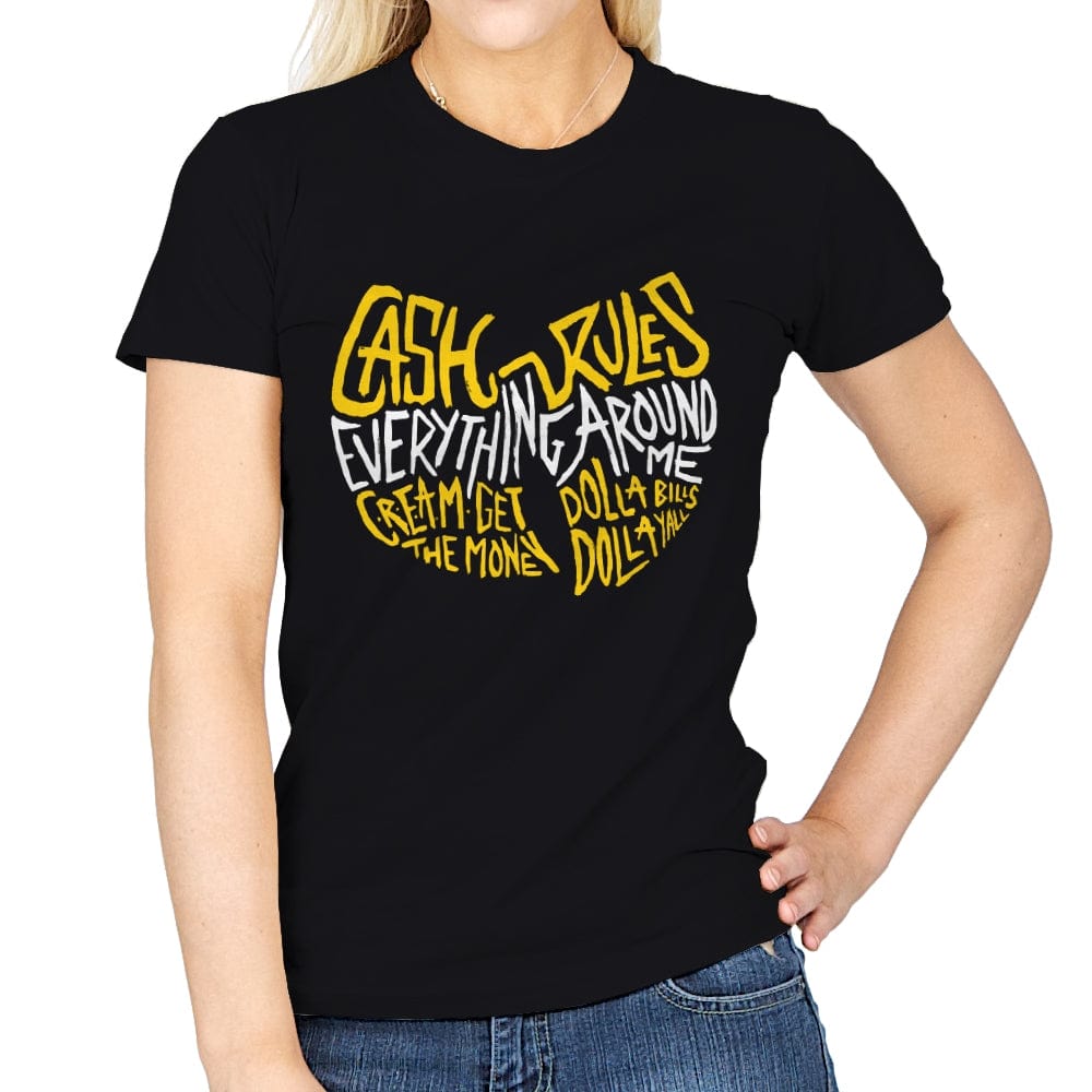 C.R.E.A.M. - Womens T-Shirts RIPT Apparel Small / Black