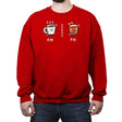 Cafe Con Ron - Crew Neck Sweatshirt Crew Neck Sweatshirt RIPT Apparel Small / Red