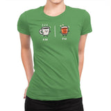 Cafe Con Ron - Womens Premium T-Shirts RIPT Apparel Small / Kelly