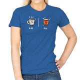 Cafe Con Ron - Womens T-Shirts RIPT Apparel Small / Royal