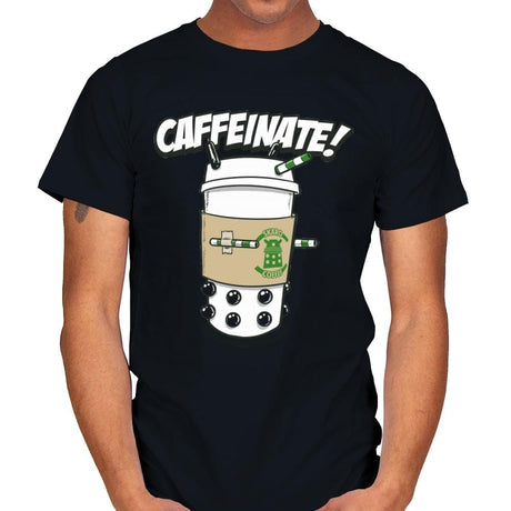 Caffeinate Me - Mens T-Shirts RIPT Apparel Small / Black