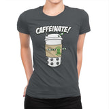 Caffeinate Me - Womens Premium T-Shirts RIPT Apparel Small / Heavy Metal