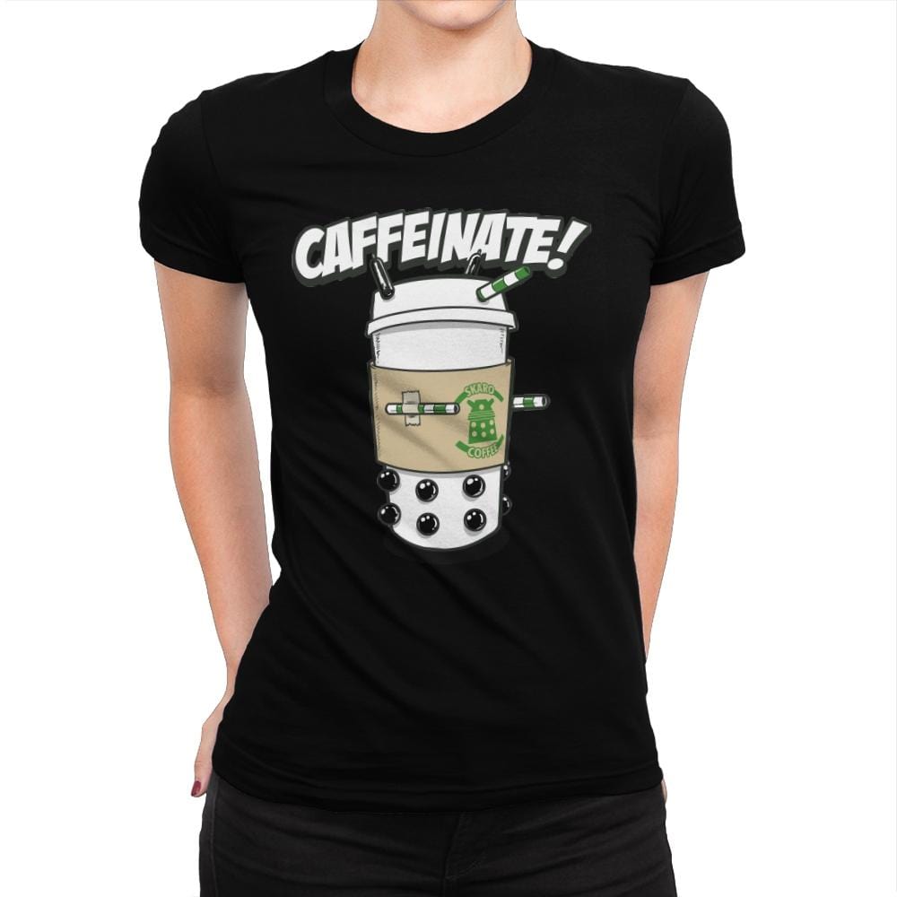 Caffeinate Me - Womens Premium T-Shirts RIPT Apparel Small / Natural