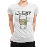 Caffeinate Me - Womens Premium T-Shirts RIPT Apparel Small / White