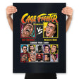 Cage Fighter - Retro Fighter Series - Prints Posters RIPT Apparel 18x24 / Black