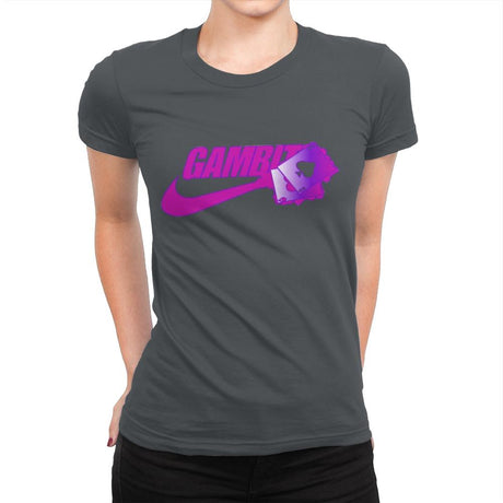 Cajun Athletics - Womens Premium T-Shirts RIPT Apparel Small / Heavy Metal