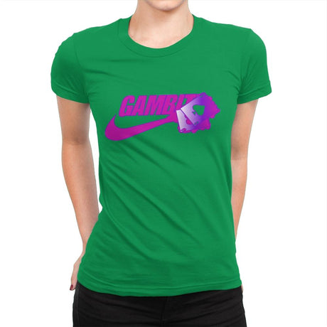 Cajun Athletics - Womens Premium T-Shirts RIPT Apparel Small / Kelly Green