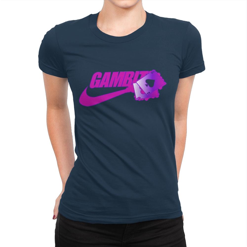 Cajun Athletics - Womens Premium T-Shirts RIPT Apparel Small / Midnight Navy
