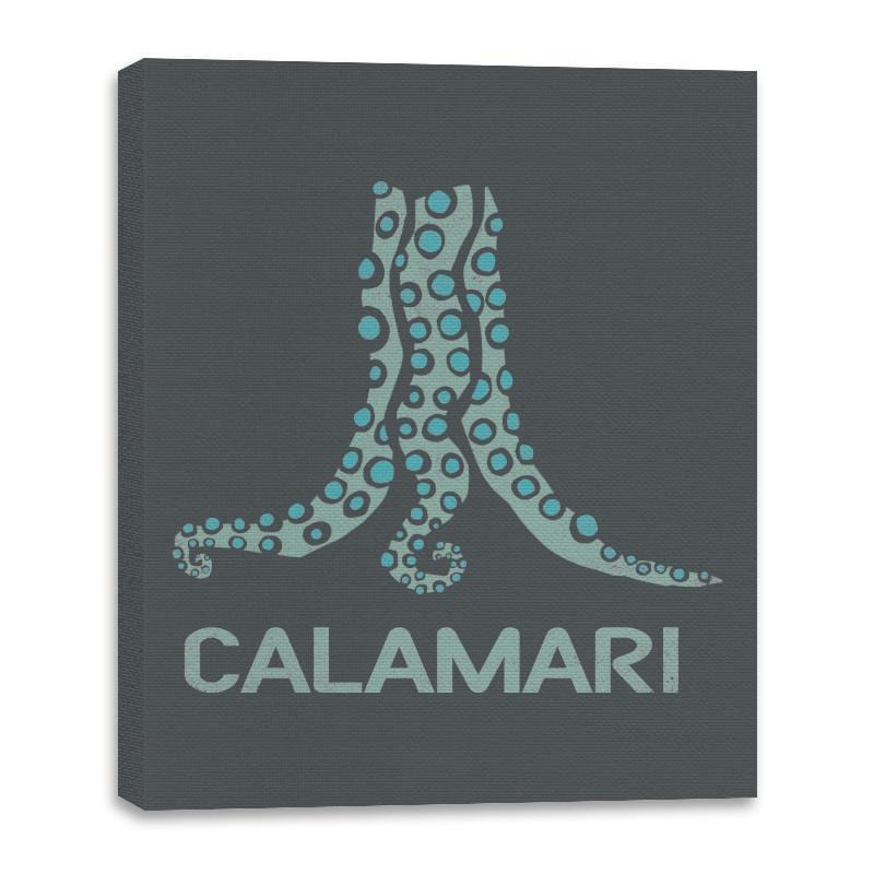 Calamari - Canvas Wraps Canvas Wraps RIPT Apparel 16x20 / Charcoal