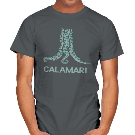 Calamari - Mens T-Shirts RIPT Apparel Small / Charcoal