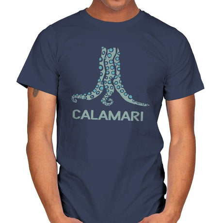 Calamari - Mens T-Shirts RIPT Apparel Small / Navy