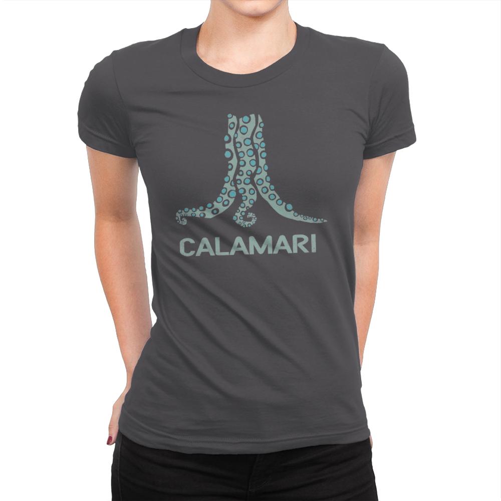 Calamari - Womens Premium T-Shirts RIPT Apparel Small / Heavy Metal