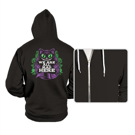 Calavera Cheshire Cat - Hoodies Hoodies RIPT Apparel Small / Black