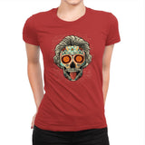 Calavera Einstein - Womens Premium T-Shirts RIPT Apparel Small / Red