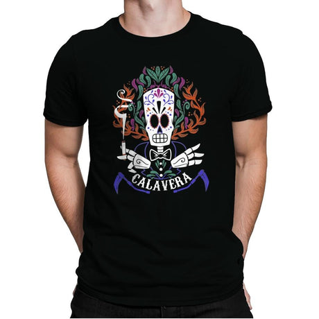 Calavera - Mens Premium T-Shirts RIPT Apparel Small / Black