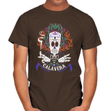 Calavera - Mens T-Shirts RIPT Apparel Small / Dark Chocolate