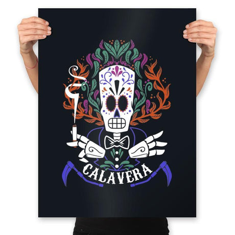 Calavera - Prints Posters RIPT Apparel 18x24 / Black
