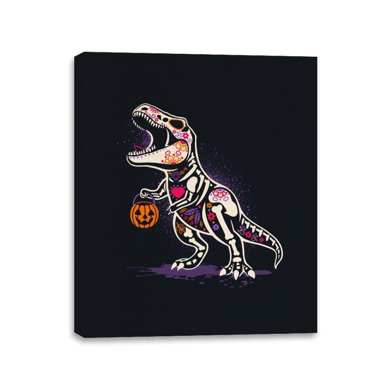 Calaverasaurus Rex - Canvas Wraps Canvas Wraps RIPT Apparel 11x14 / Black