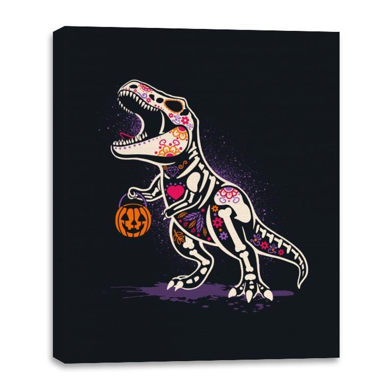 Calaverasaurus Rex - Canvas Wraps Canvas Wraps RIPT Apparel 16x20 / Black