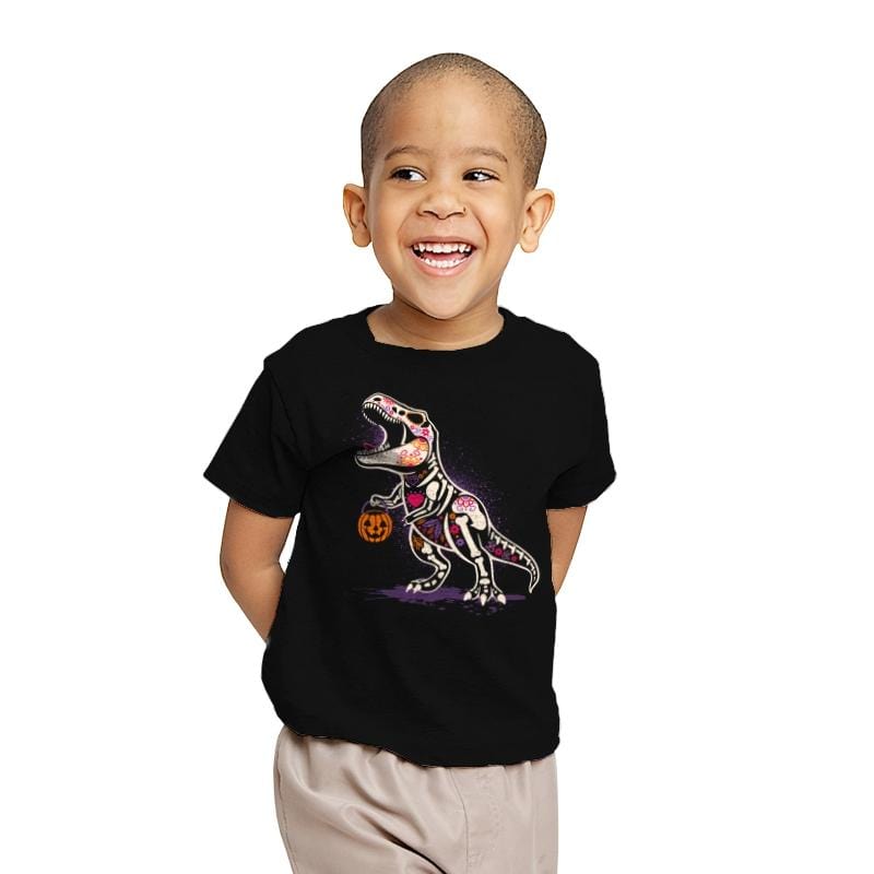 Calaverasaurus Rex - Youth T-Shirts RIPT Apparel X-small / Black