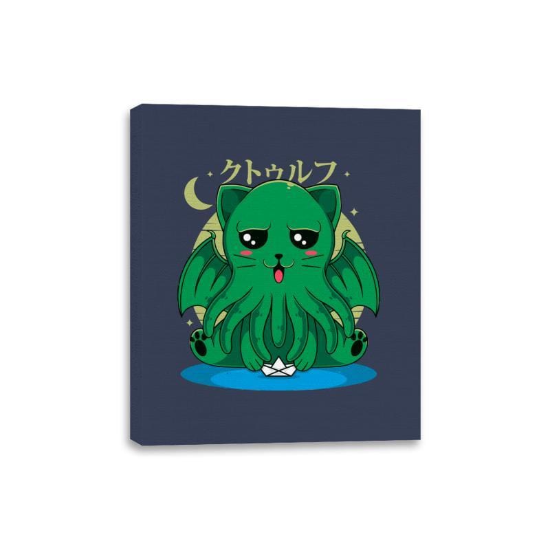 Call of Cathulhu - Canvas Wraps Canvas Wraps RIPT Apparel 8x10 / Navy