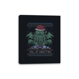 Call Of Christmas - Ugly Holiday - Canvas Wraps Canvas Wraps RIPT Apparel 8x10 / Black