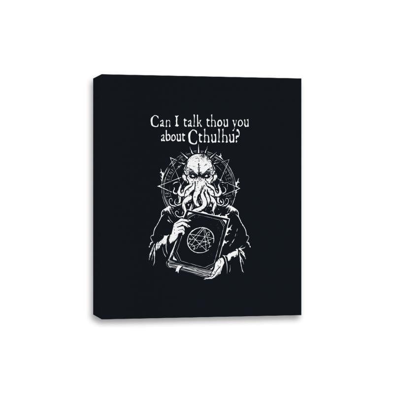 Call Of Cthulhu - Canvas Wraps Canvas Wraps RIPT Apparel 8x10 / Black