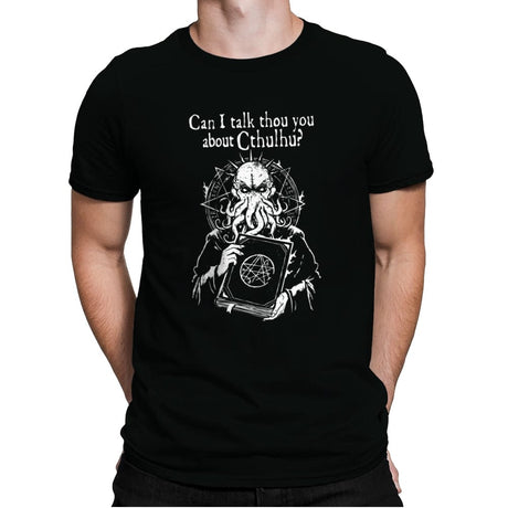 Call Of Cthulhu - Mens Premium T-Shirts RIPT Apparel Small / Black