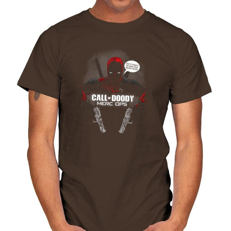 Call of Doody Exclusive - Mens T-Shirts RIPT Apparel Small / Dark Chocolate