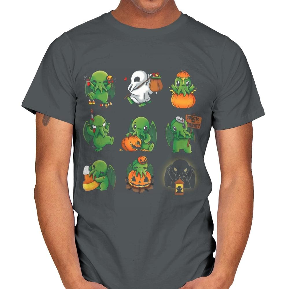 Call of Halloween - Mens T-Shirts RIPT Apparel Small / Charcoal