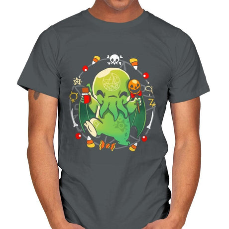 Call of Halloween - Mens T-Shirts RIPT Apparel Small / Charcoal