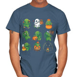 Call of Halloween - Mens T-Shirts RIPT Apparel Small / Indigo Blue