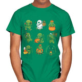 Call of Halloween - Mens T-Shirts RIPT Apparel Small / Kelly Green