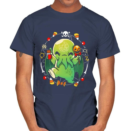 Call of Halloween - Mens T-Shirts RIPT Apparel Small / Navy