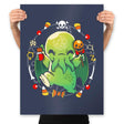 Call of Halloween - Prints Posters RIPT Apparel 18x24 / Navy