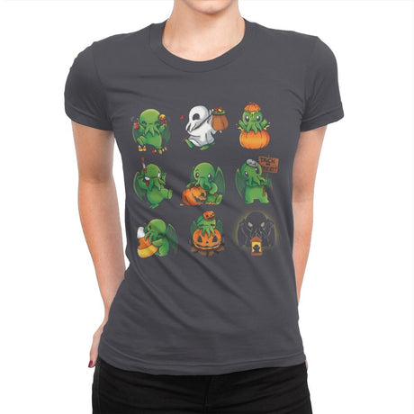 Call of Halloween - Womens Premium T-Shirts RIPT Apparel Small / Heavy Metal