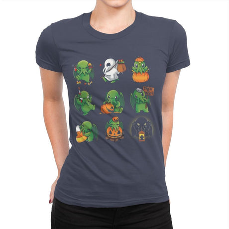 Call of Halloween - Womens Premium T-Shirts RIPT Apparel Small / Indigo