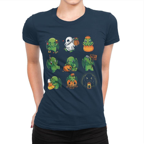 Call of Halloween - Womens Premium T-Shirts RIPT Apparel Small / Midnight Navy