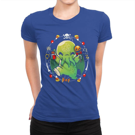 Call of Halloween - Womens Premium T-Shirts RIPT Apparel Small / Royal