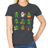 Call of Halloween - Womens T-Shirts RIPT Apparel Small / Charcoal