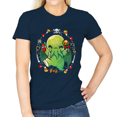 Call of Halloween - Womens T-Shirts RIPT Apparel Small / Navy