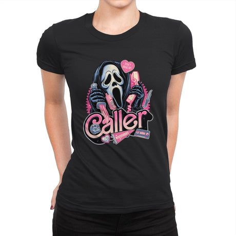 Caller Love - Womens Premium T-Shirts RIPT Apparel Small / Black