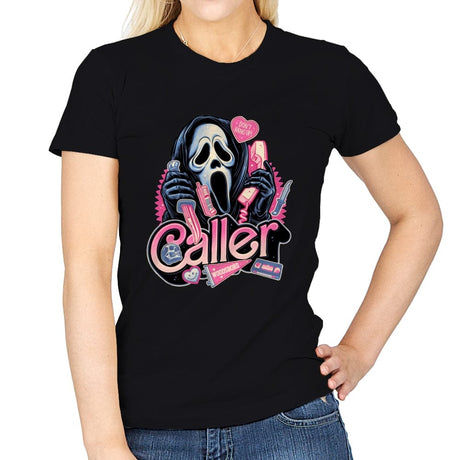 Caller Love - Womens T-Shirts RIPT Apparel Small / Black