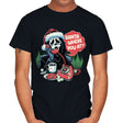 Calling Santa - Mens T-Shirts RIPT Apparel Small / Black