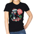 Calling Santa - Womens T-Shirts RIPT Apparel Small / Black
